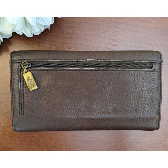 NEW Dockers | Trifold Wallet Montana Brown Pebbled Leather , EXCELLENT Condition - Picture 2 of 7